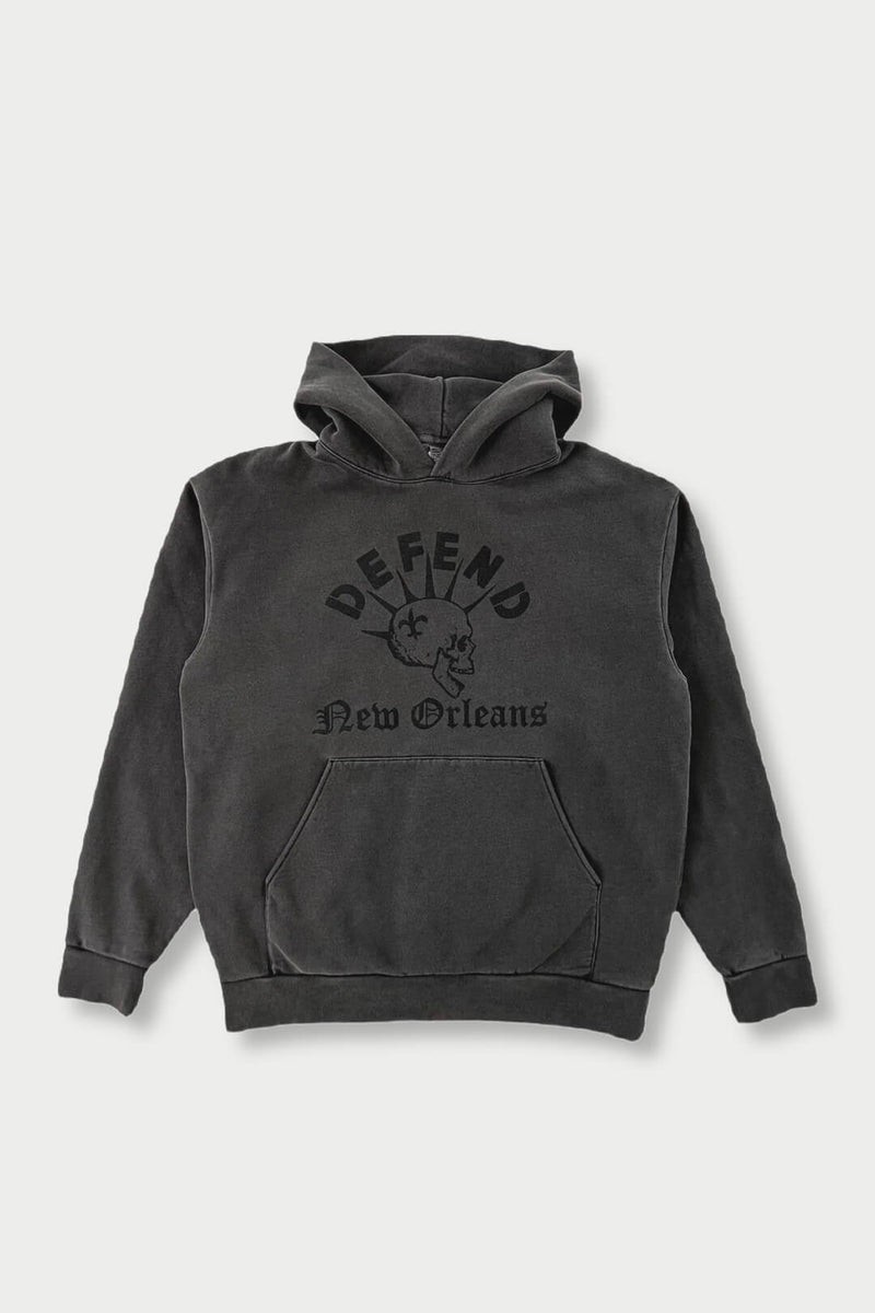 Classic black hoodie online