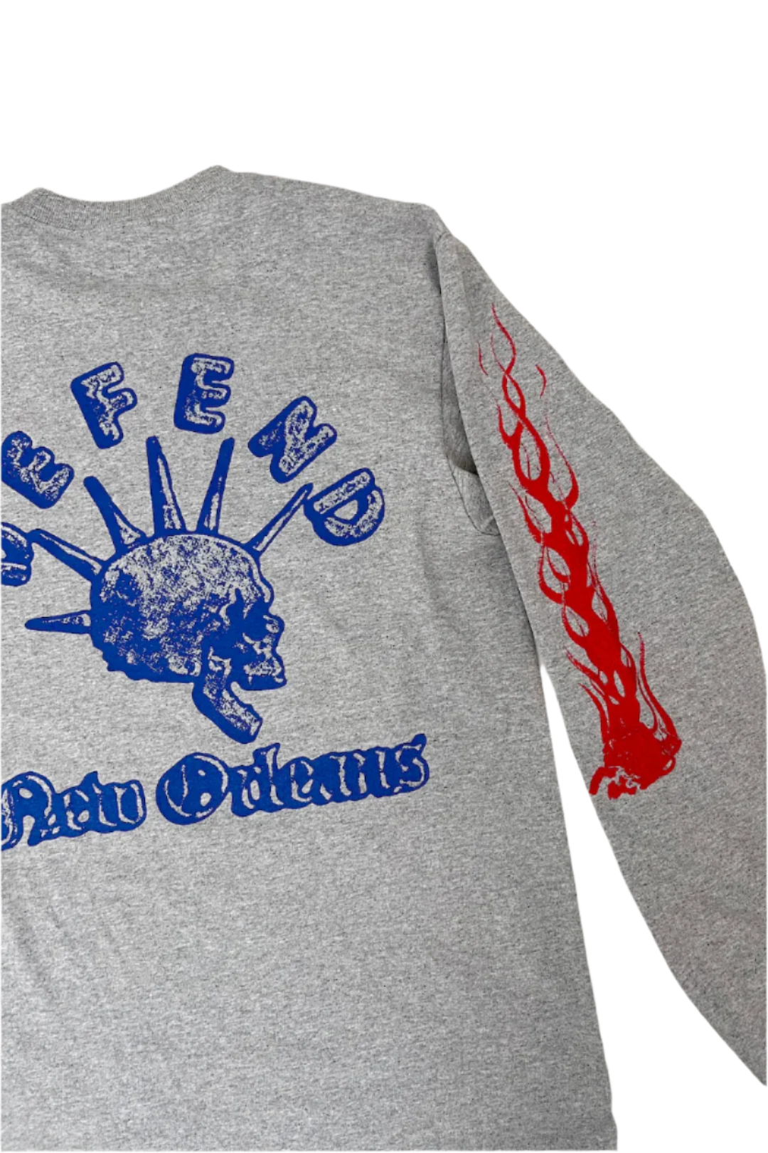 Flames Long Sleeve – Grey