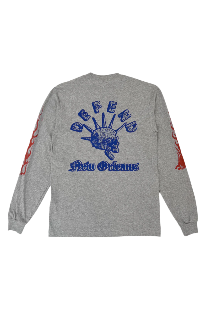 Flames Long Sleeve – Grey – DNO