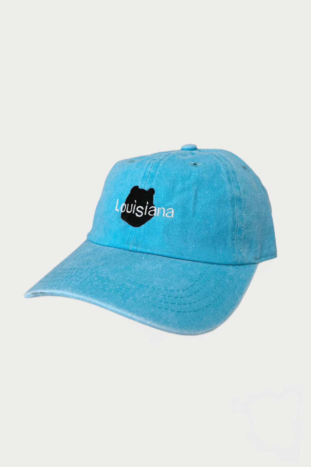 Louisiana Bear Hat#color_aqua