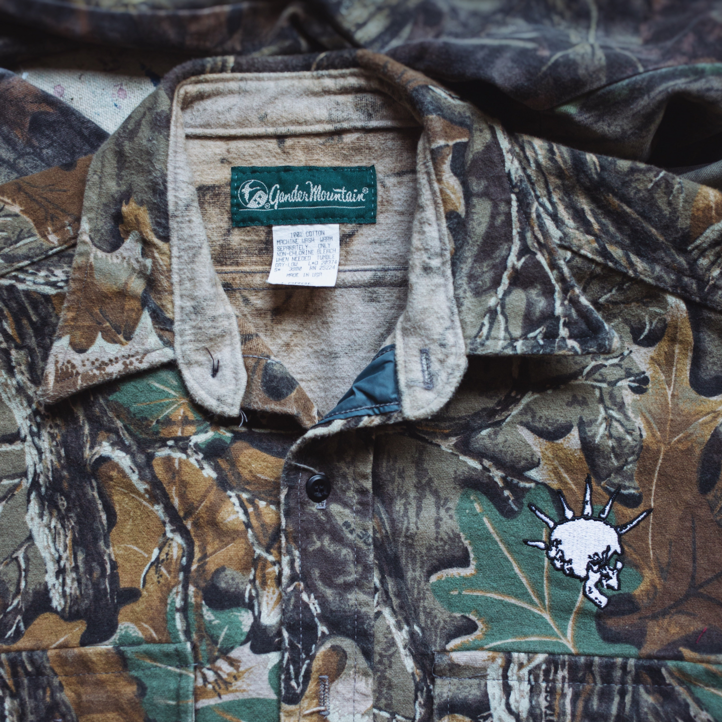 Embroidered Skull – Vintage Gander Mountain Camo
