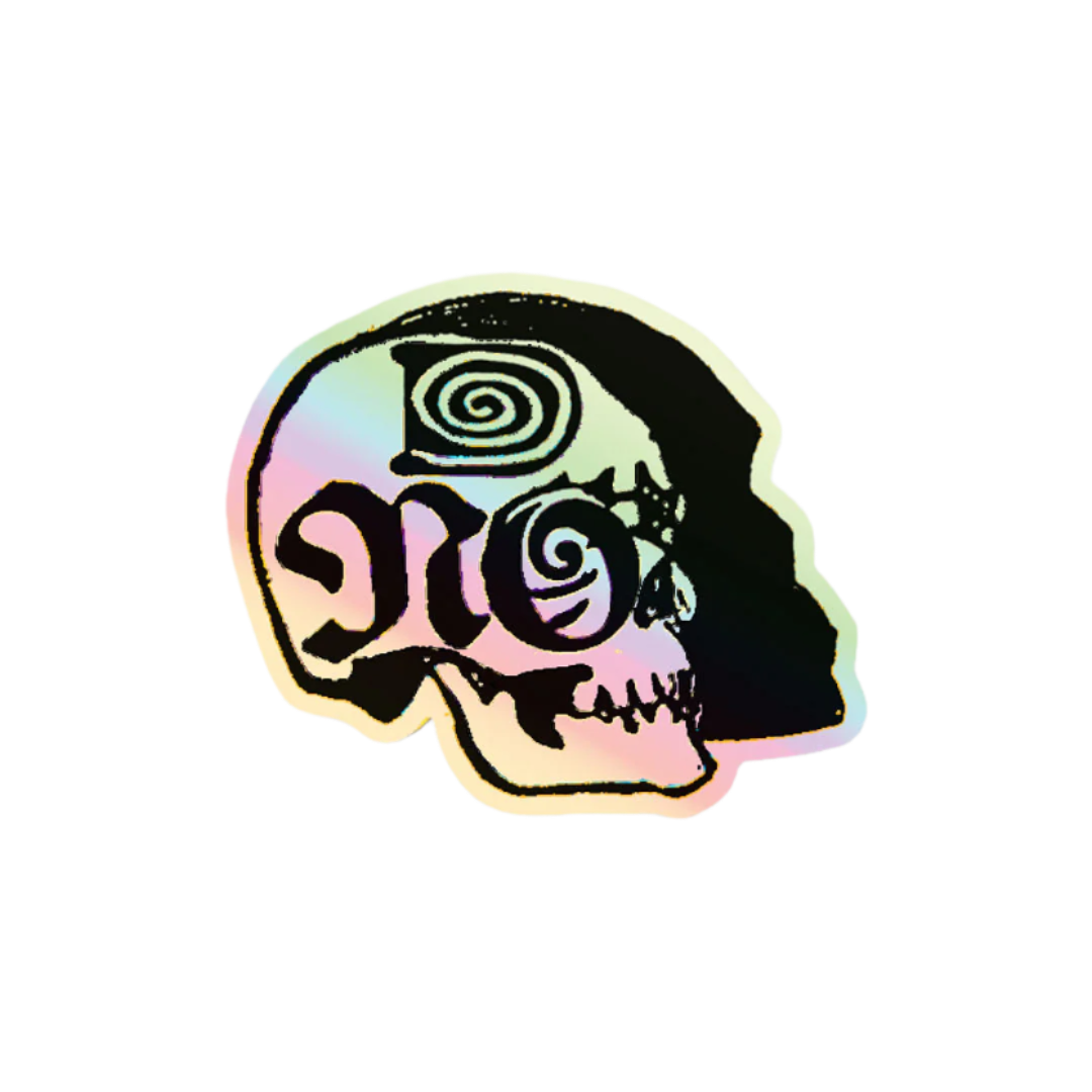 Shadow Skull Holographic Sticker