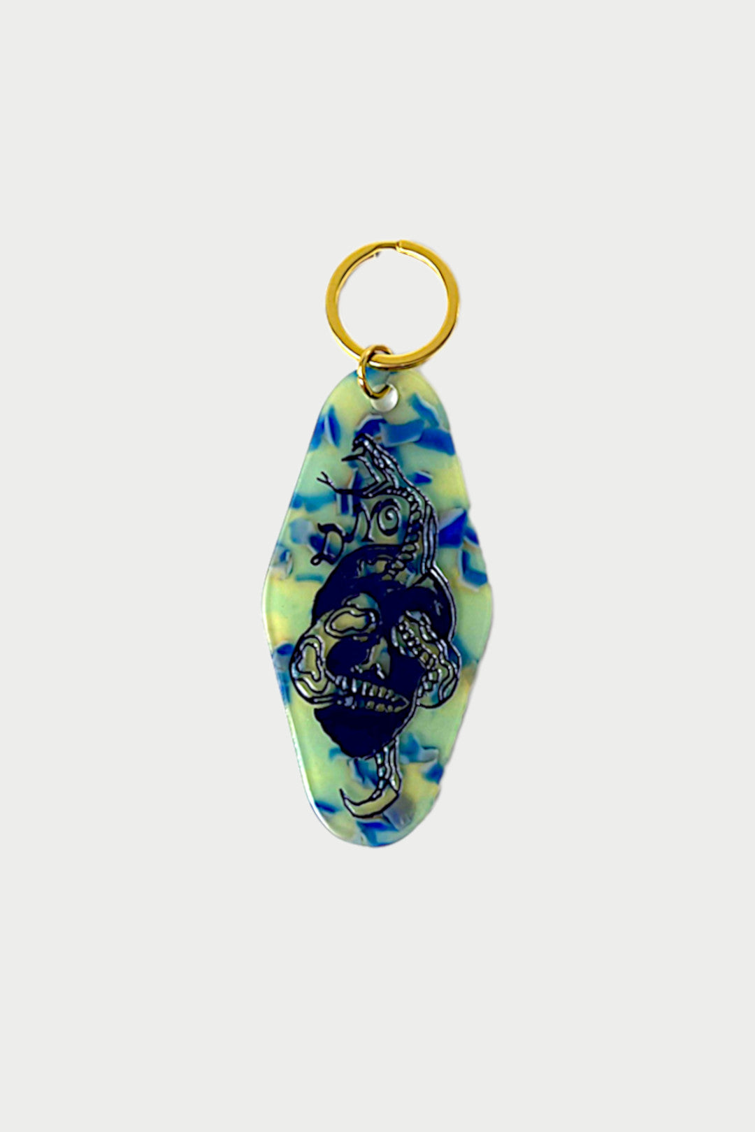 Snake Skull Keychain