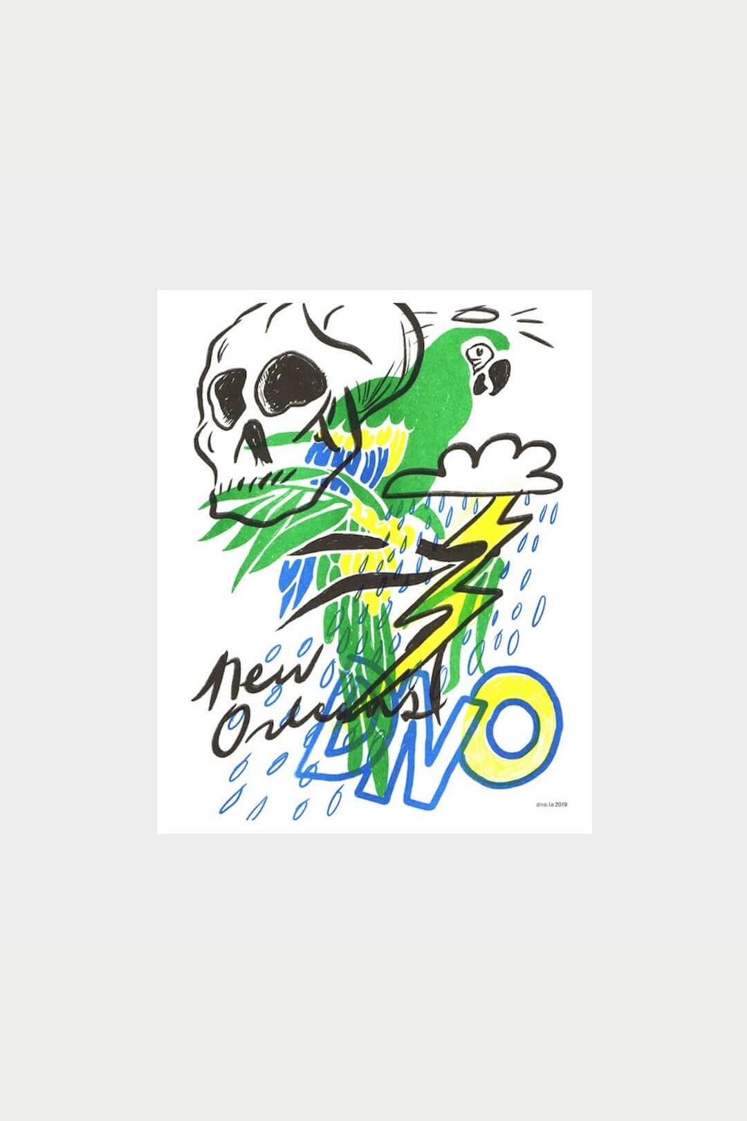 Green Parrot Print - Prints - DNO