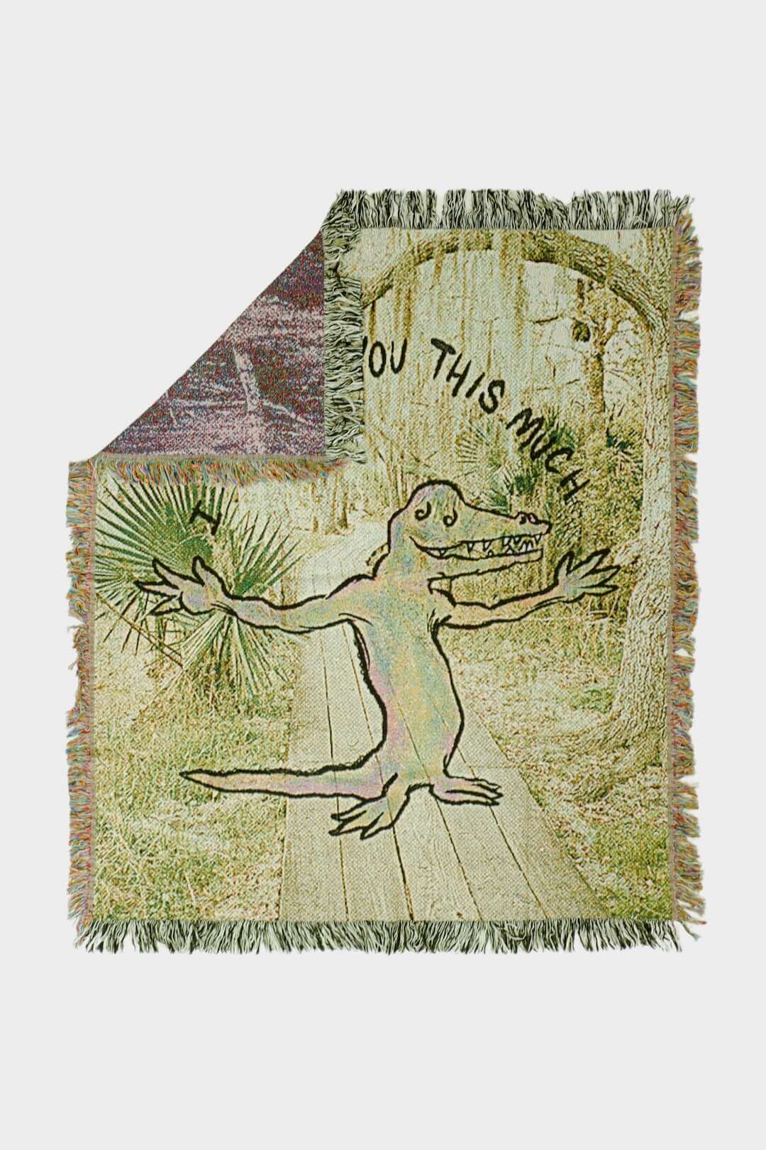 I Love You This Much Gator Throw - Blanket - DNO