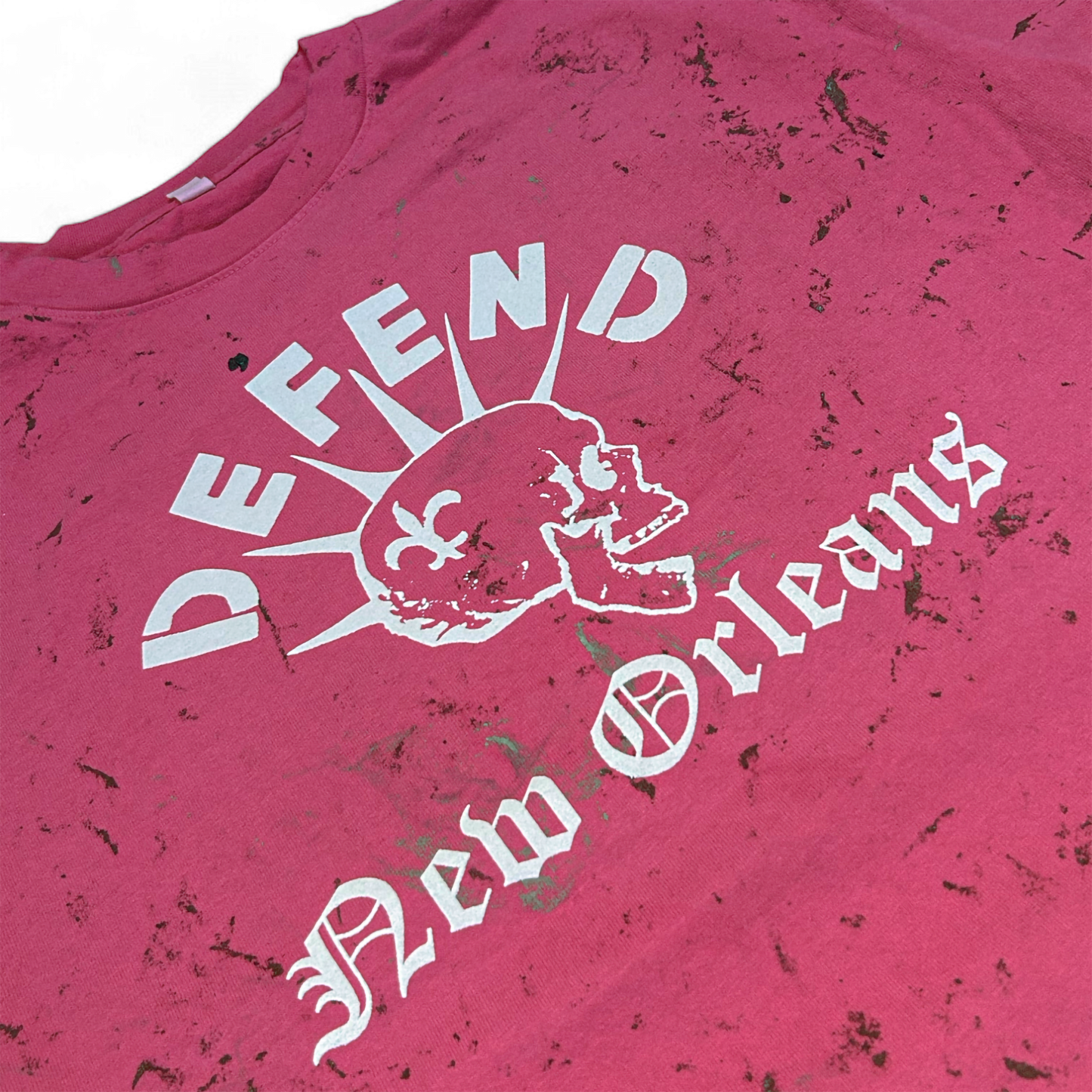 Defend Vintage Pink Painted Everybody World