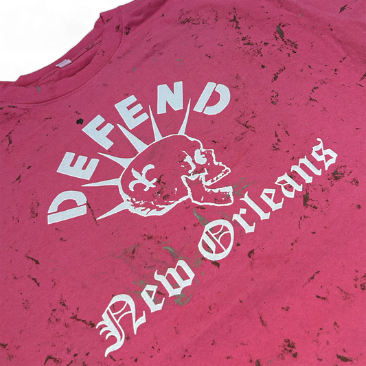 Defend Vintage Pink Painted Everybody World