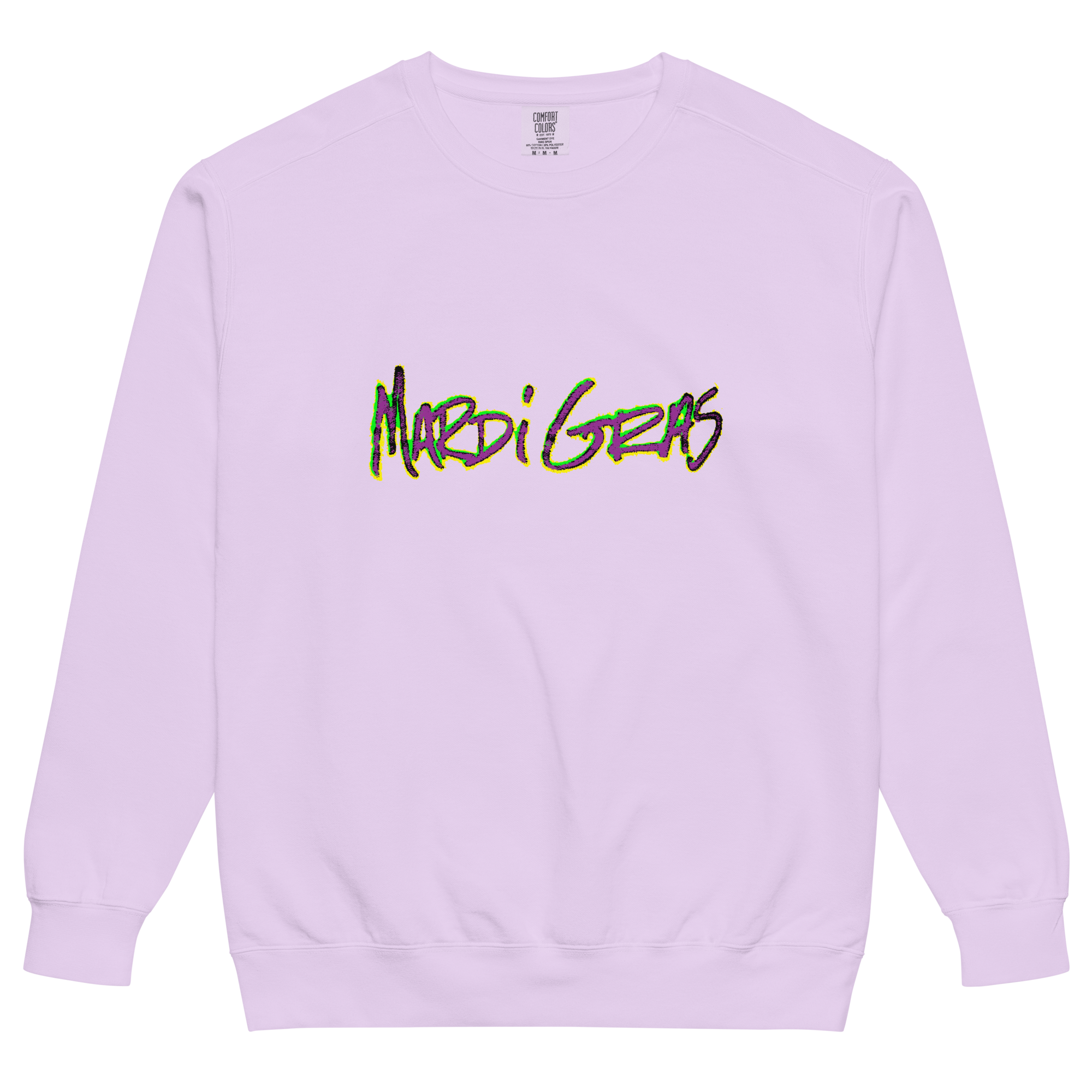 Mardi Gras Spellout Sweatshirt – DNO