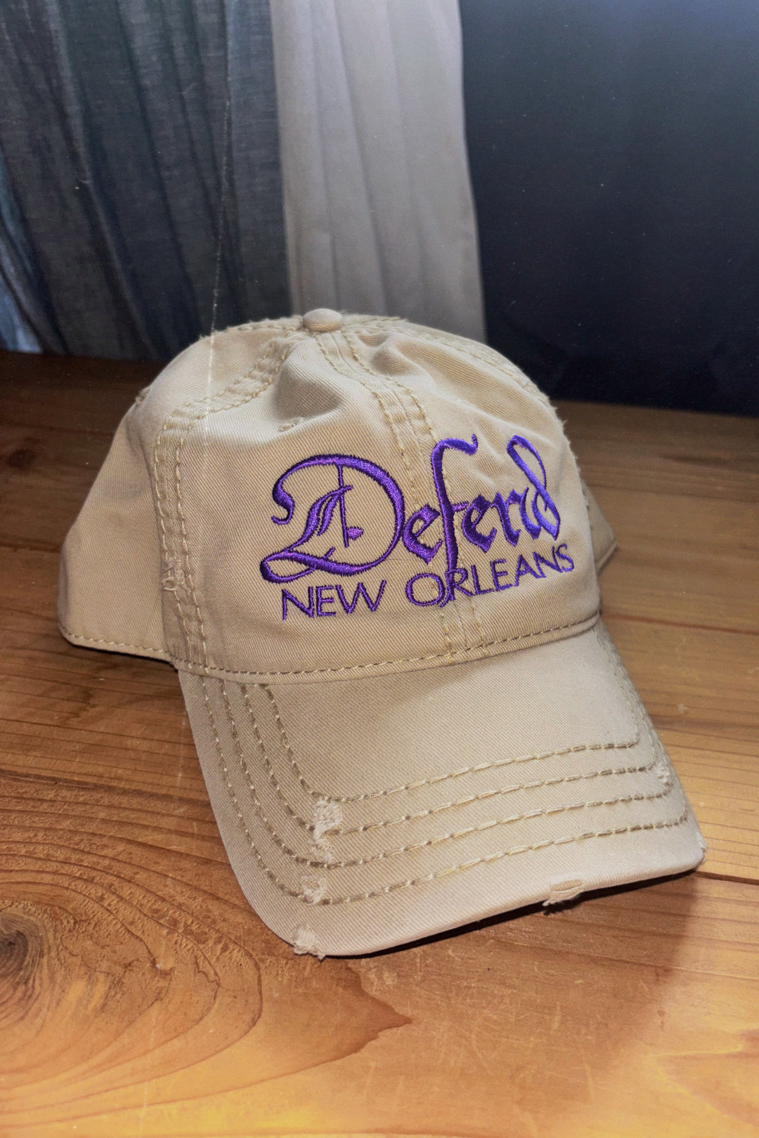 Ike's Defend New Orleans – Distressed Dad Hat