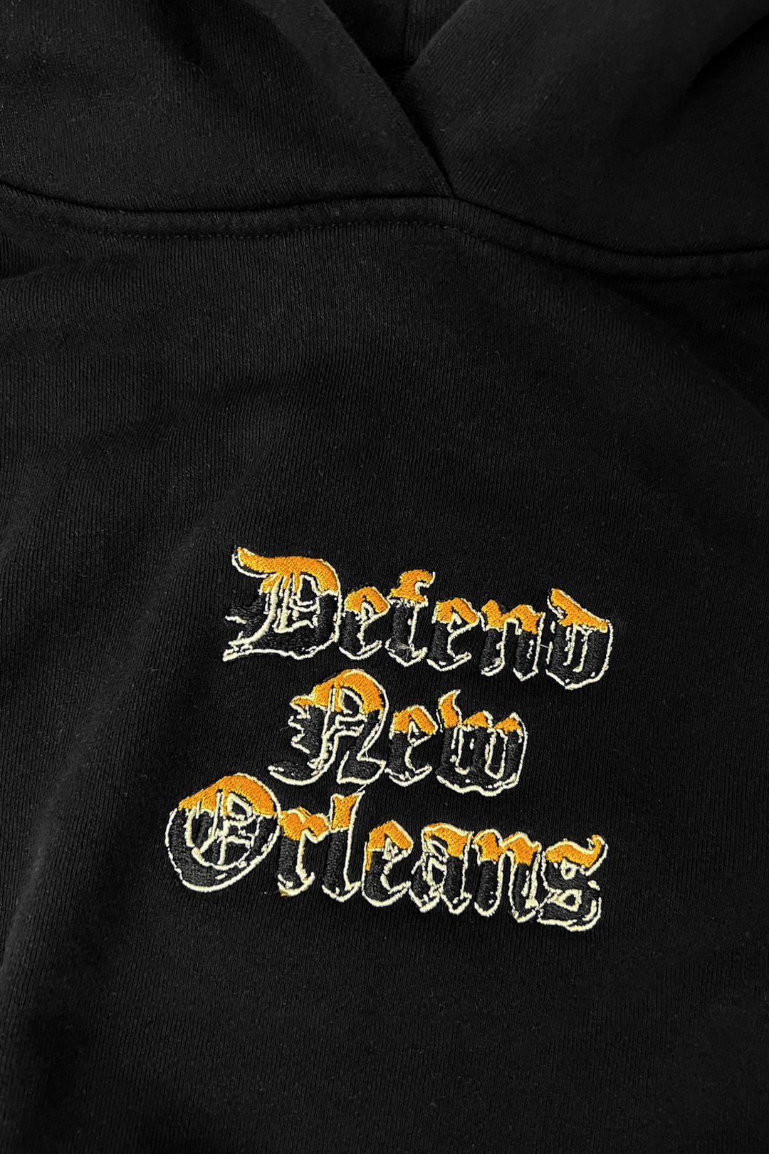 Blackletter Crop Hoodie