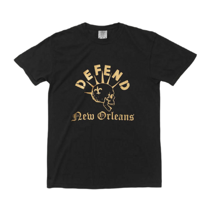 Defend New Orleans T-Shirt – Black + Gold