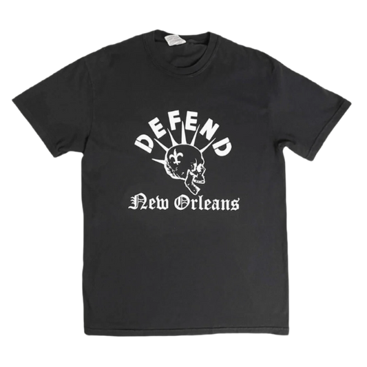 Defend New Orleans T-Shirt – Black + White