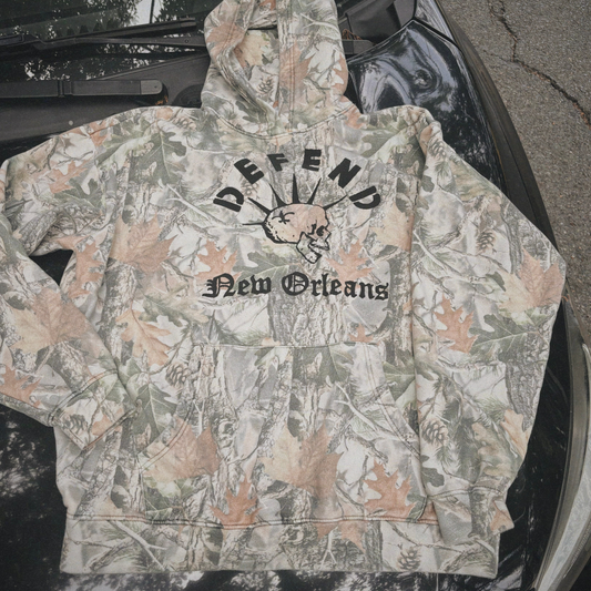 Defend Hoodie – Vintage Wood Camo