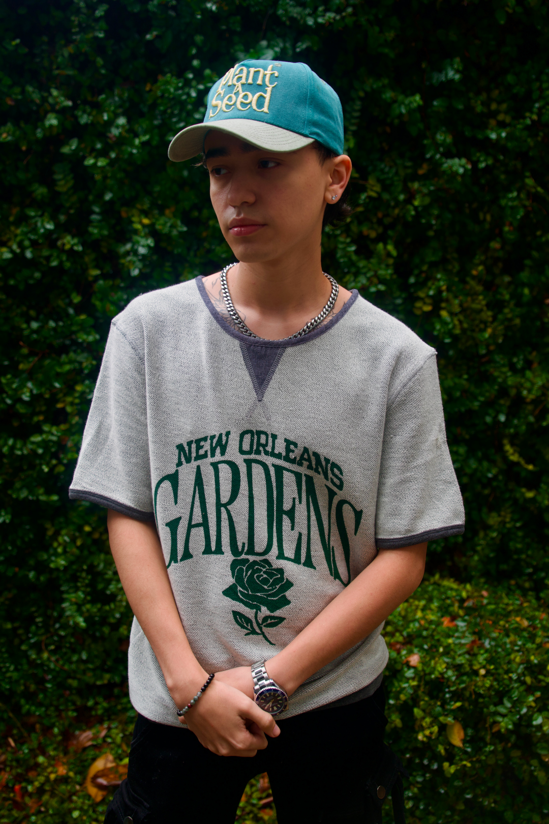 Defend New Orleans Gardens Terry Short Sleeve