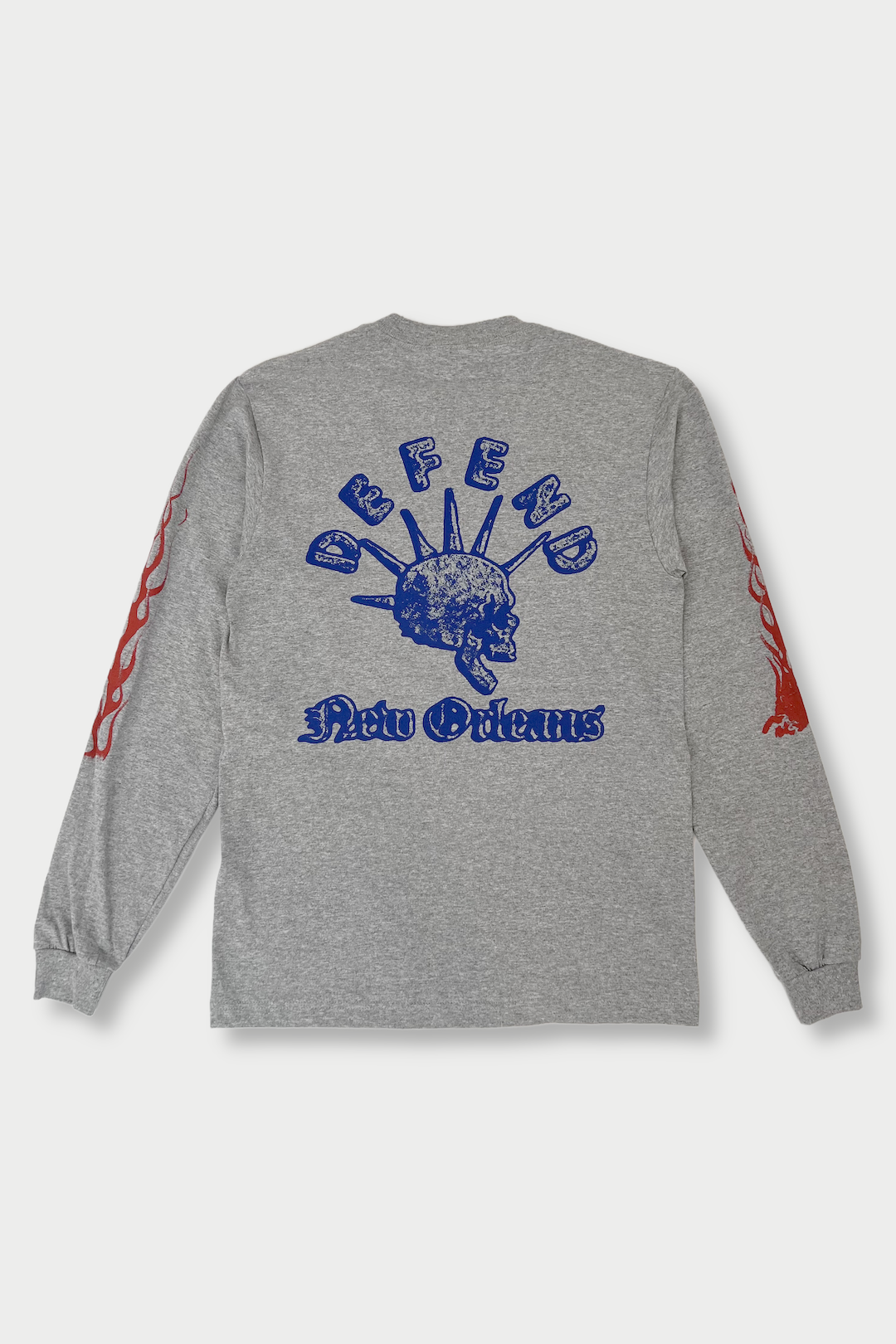 Flames Long Sleeve – Grey