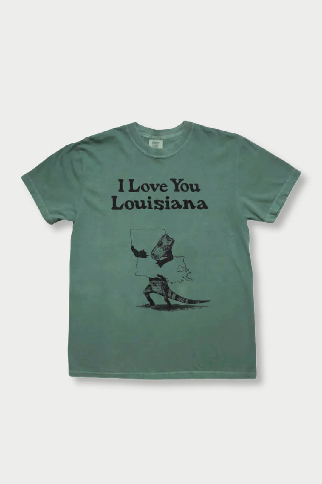 I Love You Louisiana T-Shirt - Shirt - DNO#color_sage