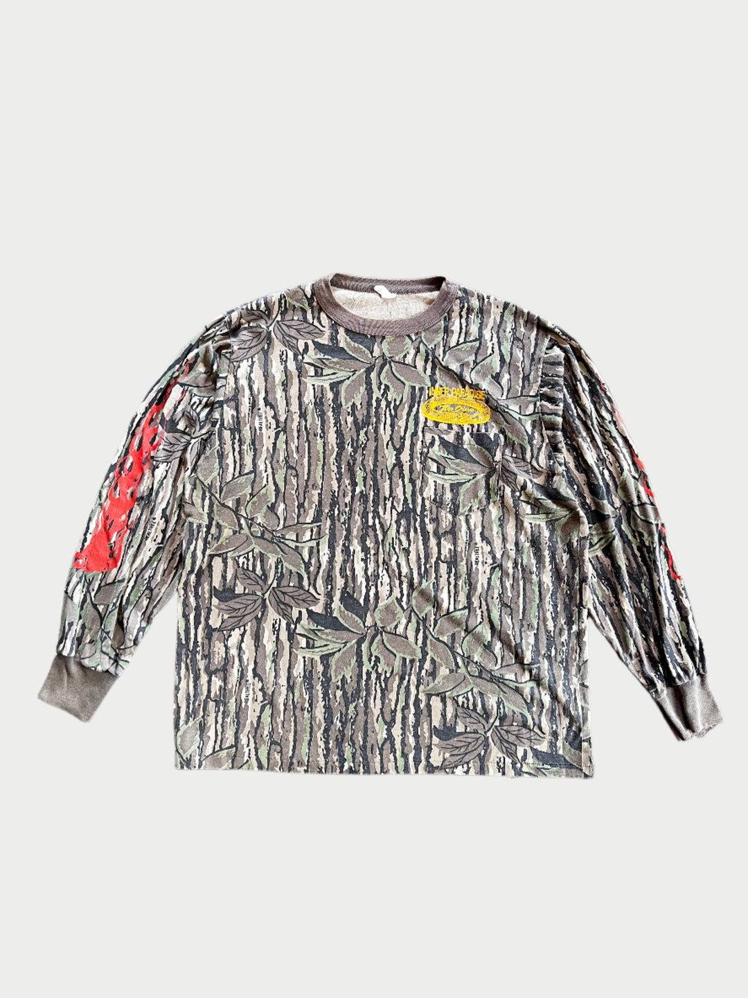 Vintage Flames Camo Long Sleeve