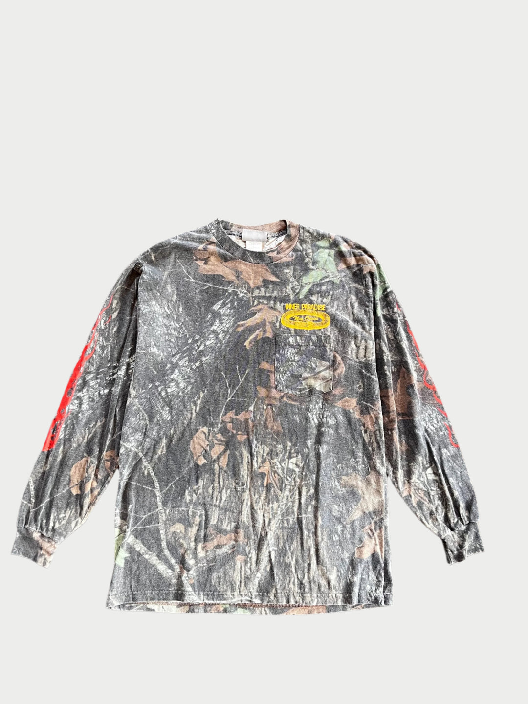 Vintage Flames Camo Long Sleeve