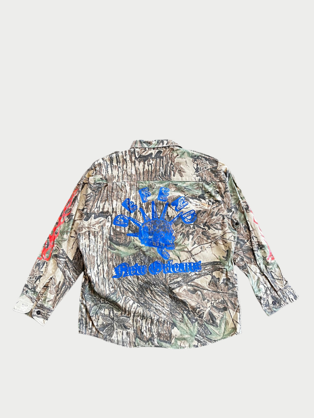 Vintage Flames Camo Workshirt