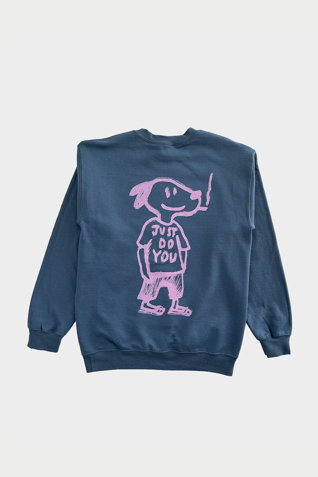 Just Do You Dog Sweatshirt – Indigo