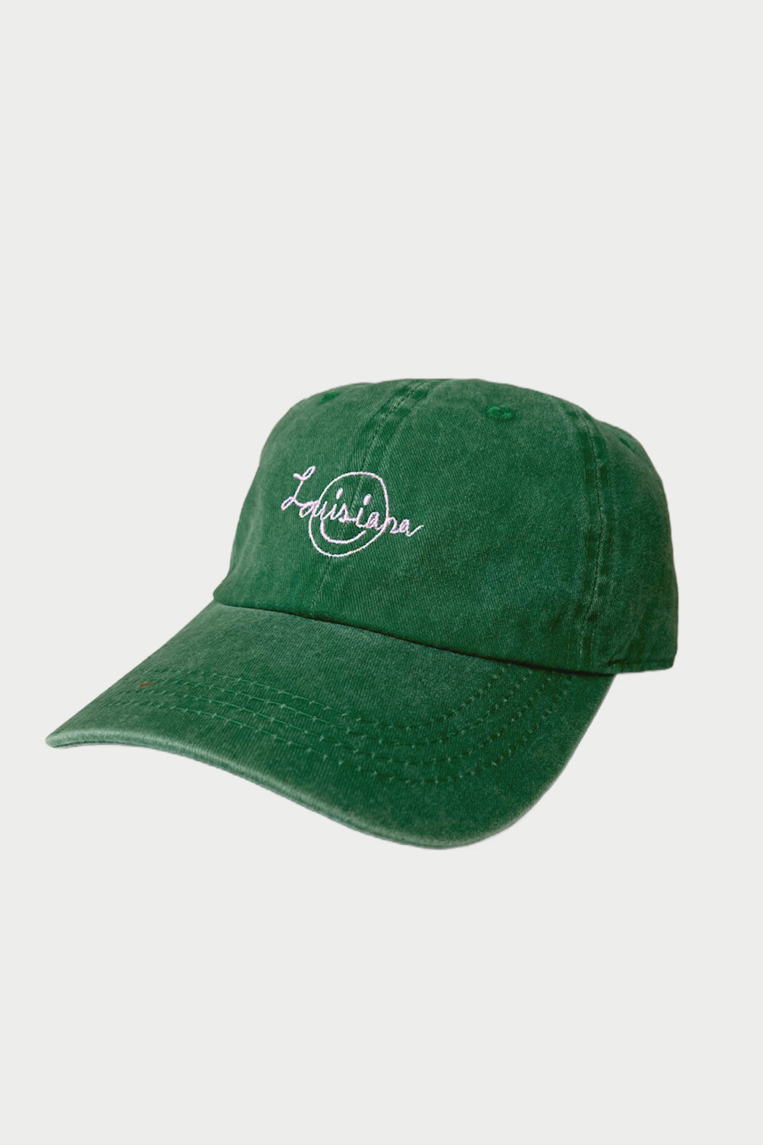Louisiana Smiley Hat#color_green