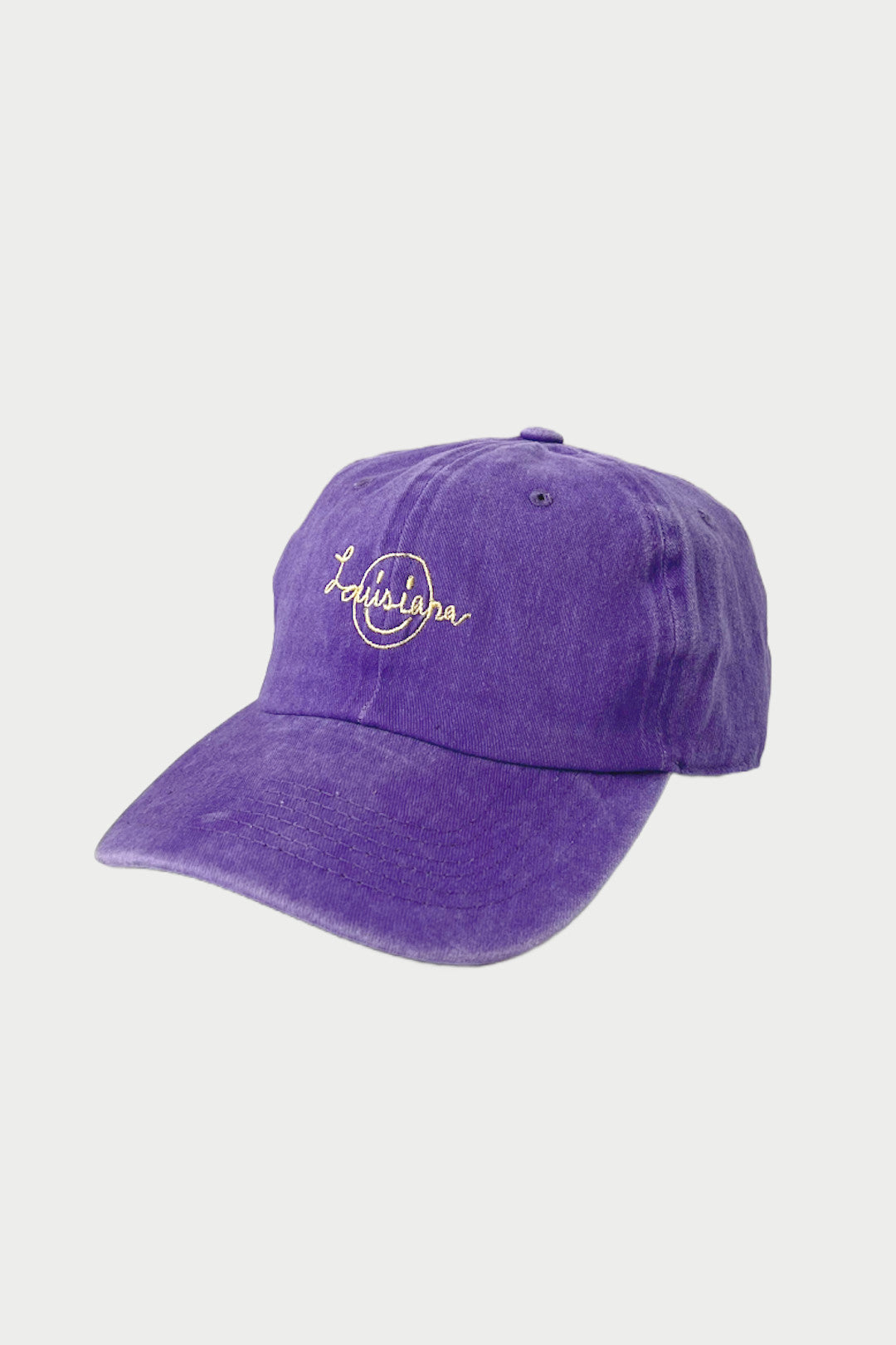 Louisiana Smiley Hat#color_purple