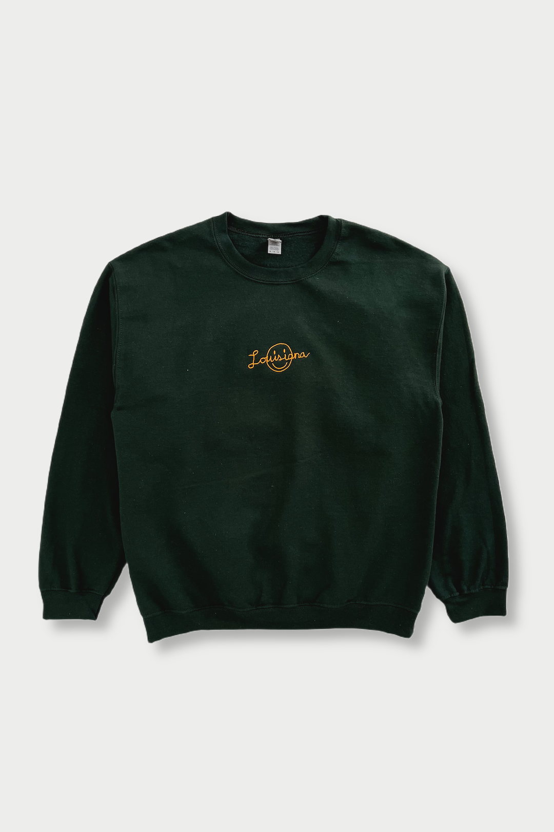 Louisiana Smiley Sweatshirt#color_green