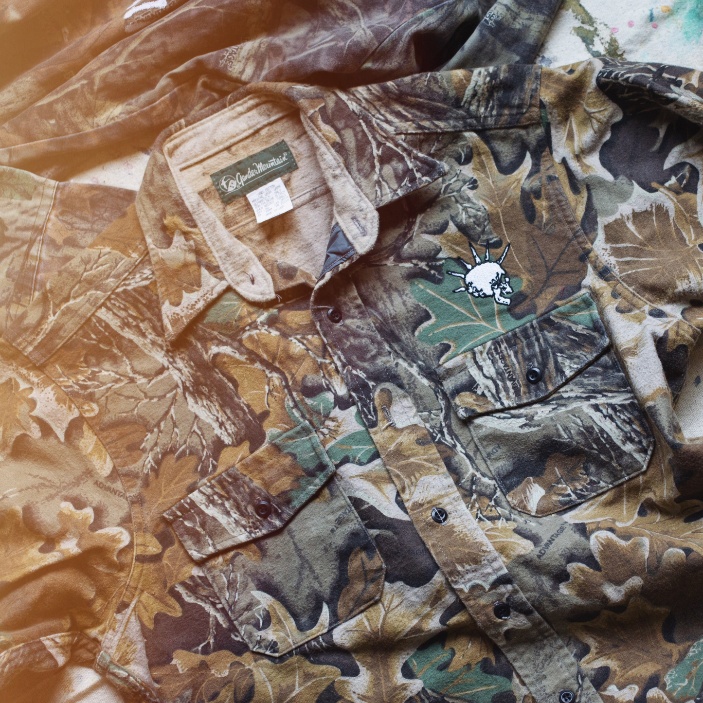 Embroidered Skull – Vintage Gander Mountain Camo