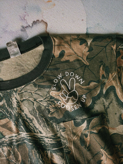 Vintage Advantage Camo Slow Down Loosen Up