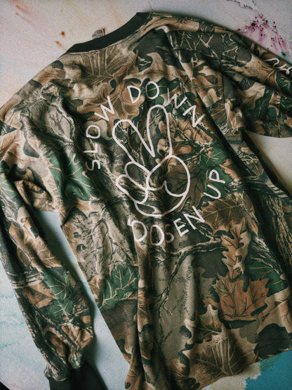 Vintage Advantage Camo Slow Down Loosen Up