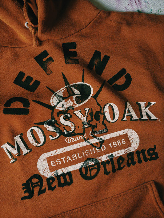 Vintage Defend Mossy Oak Hoodie