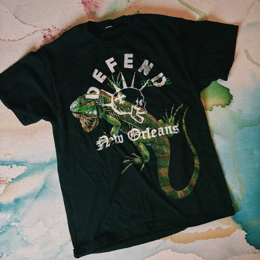 Defend Vintage Belize Iguana