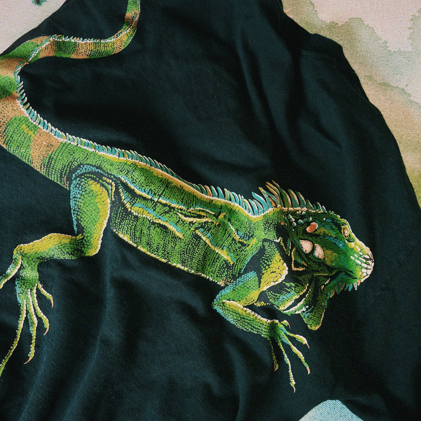 Defend Vintage Belize Iguana