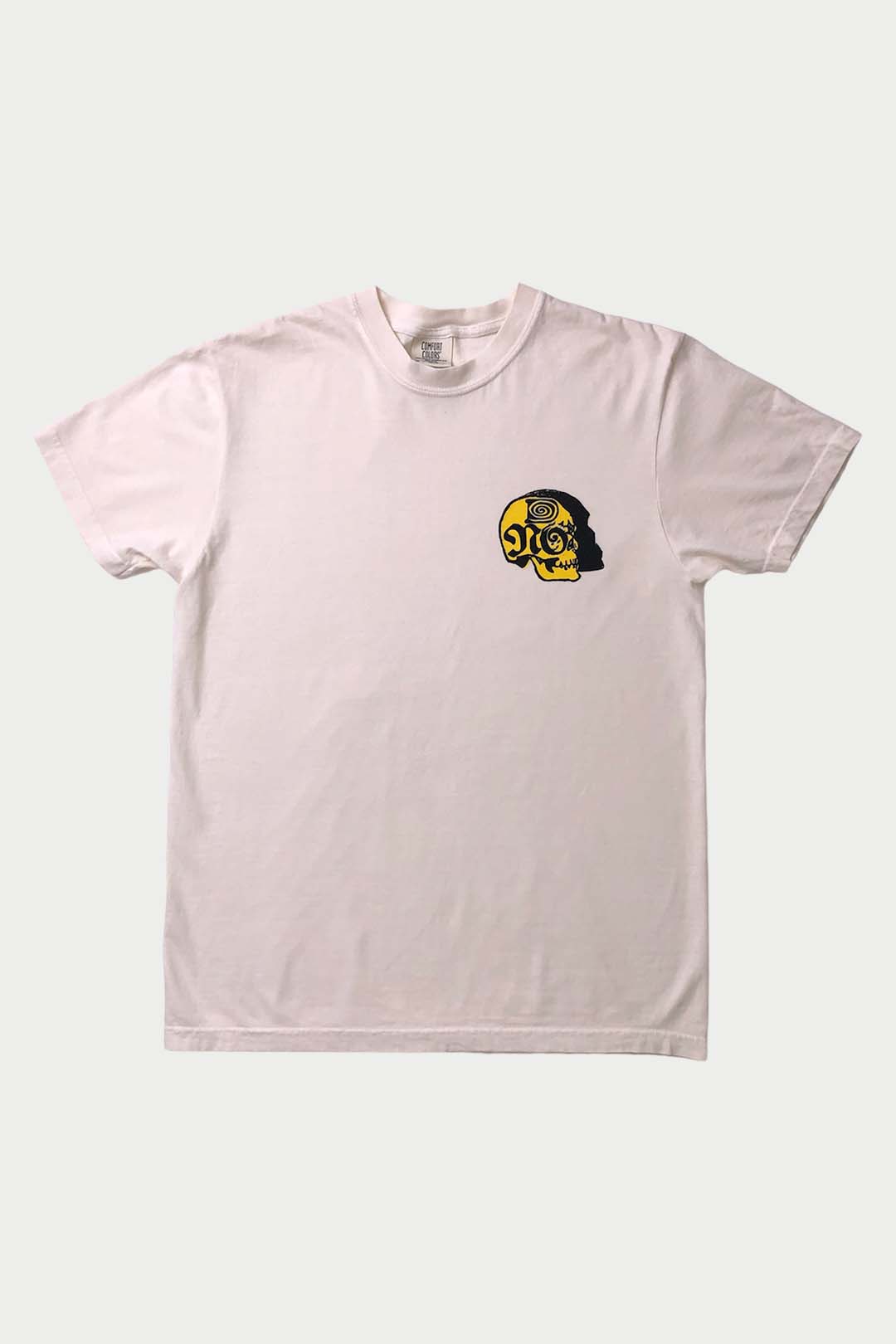 Shadow Skull T-Shirt - Shirt - DNO#color_ivory