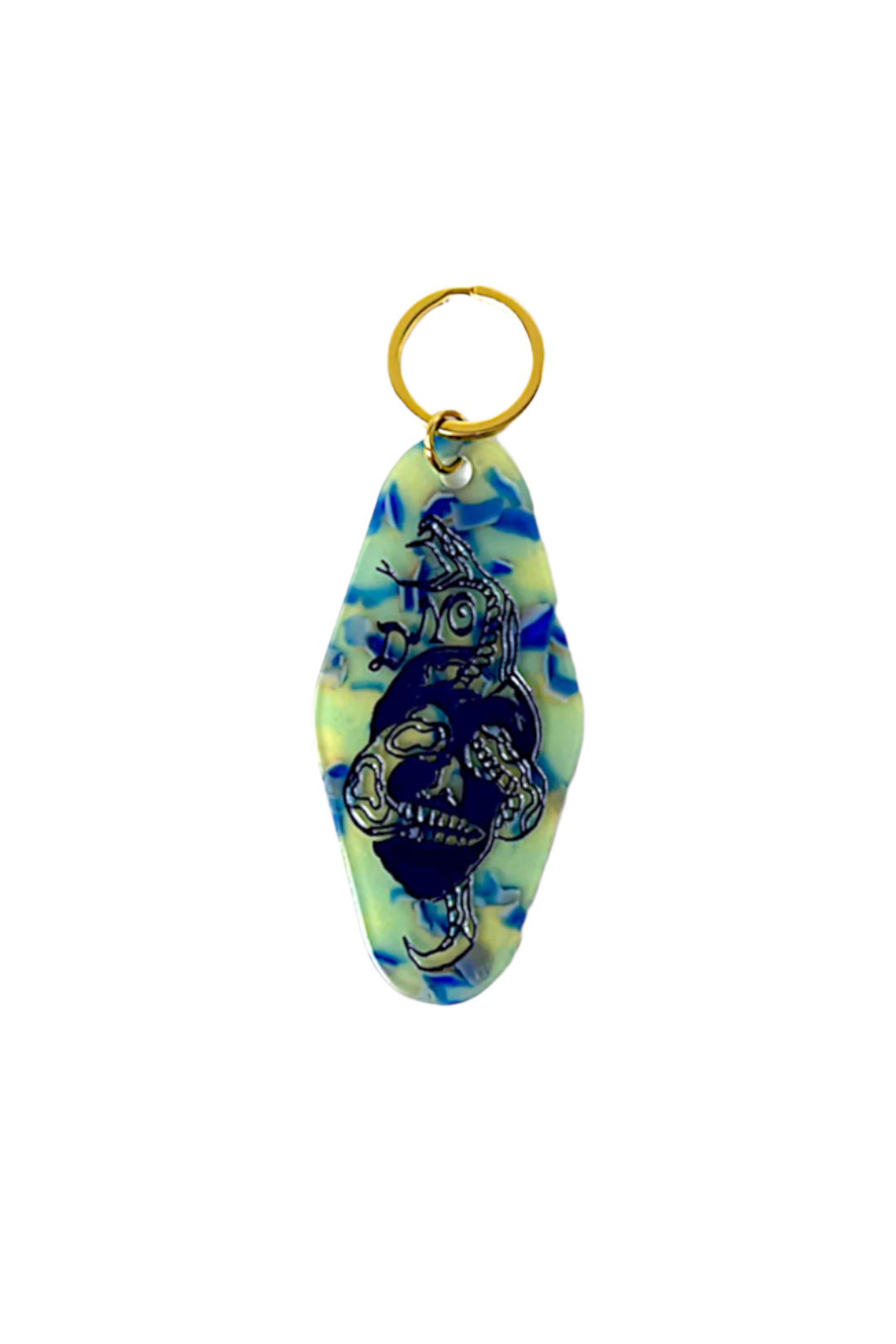 Snake Skull Keychain