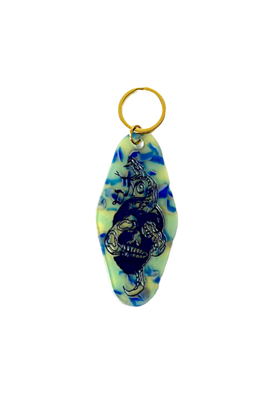 Snake Skull Keychain