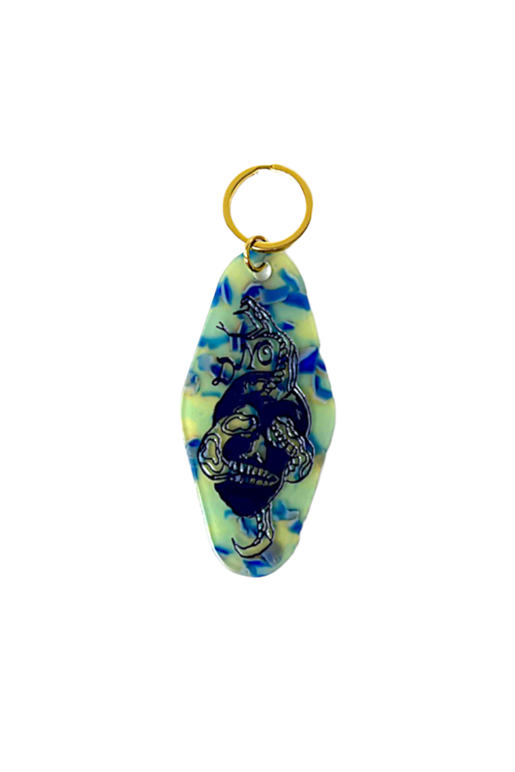 Snake Skull Keychain