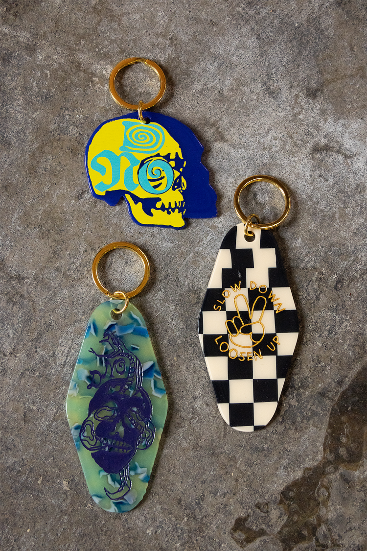 Snake Skull Keychain