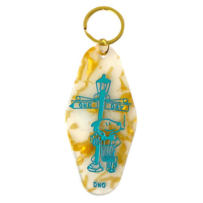One Day Dog Keychain