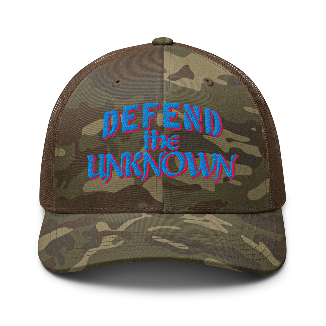 Defend the Unknown Camo Trucker Hat