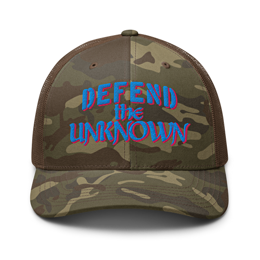 Defend the Unknown Camo Trucker Hat