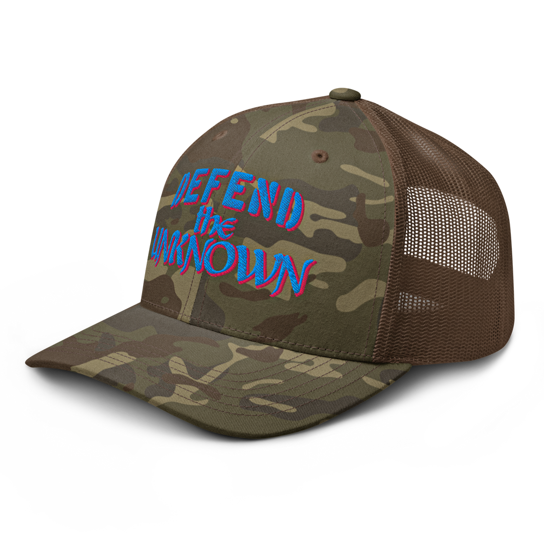 Defend the Unknown Camo Trucker Hat
