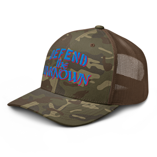 Defend the Unknown Camo Trucker Hat