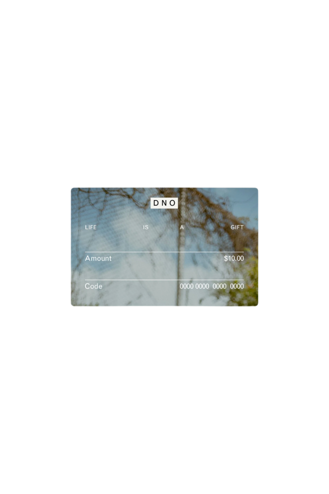 Digital Gift Card - Gift Card - DNO