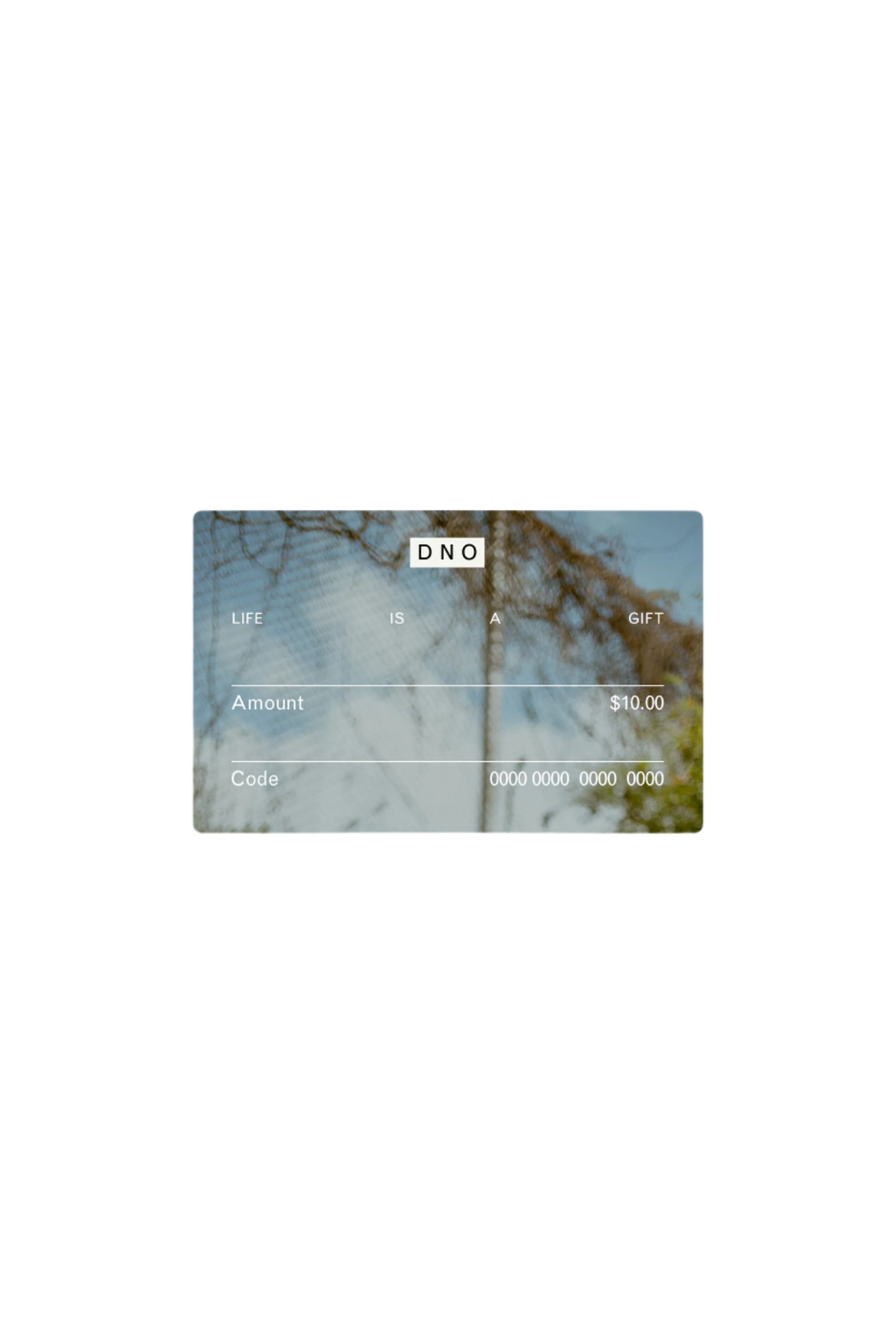 Digital Gift Card - Gift Card - DNO