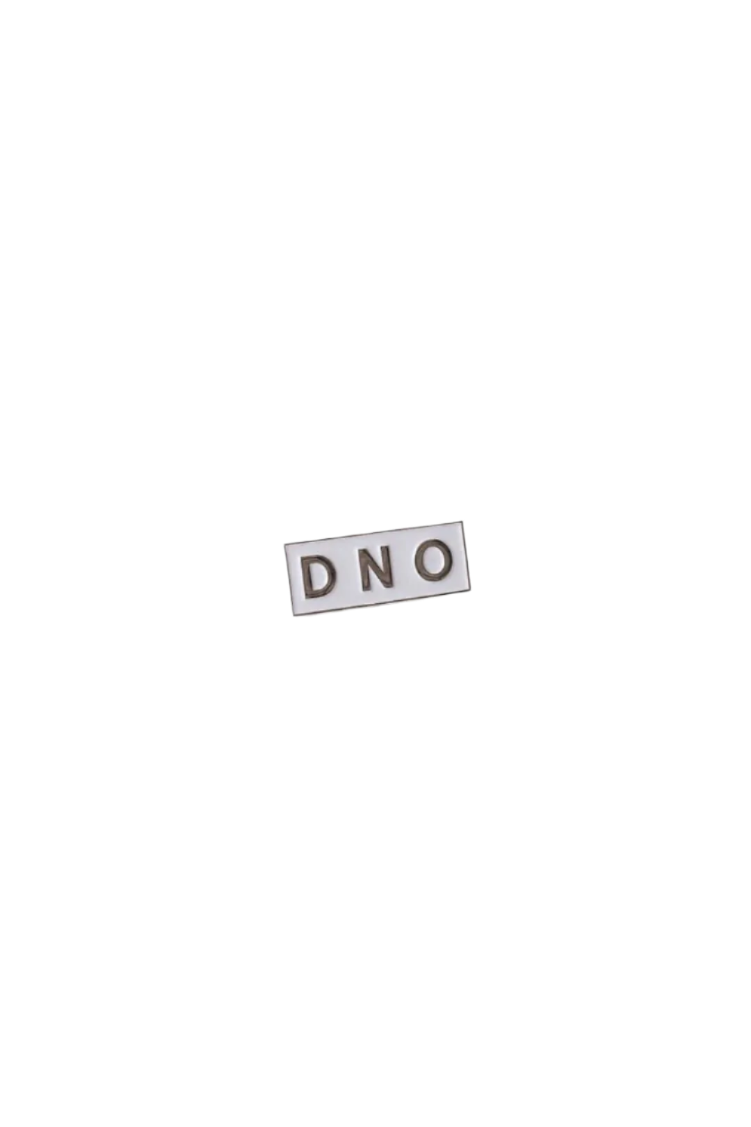 DNO Box Logo Pin - Pins - DNO#color_white