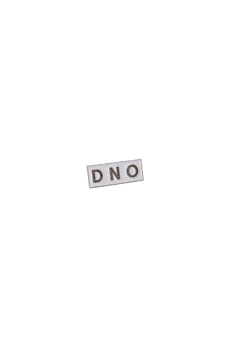 DNO Box Logo Pin - Pins - DNO#color_white