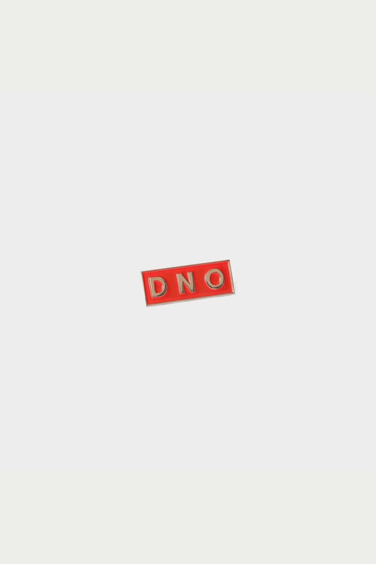 DNO Box Logo Pin - Pins - DNO#color_red