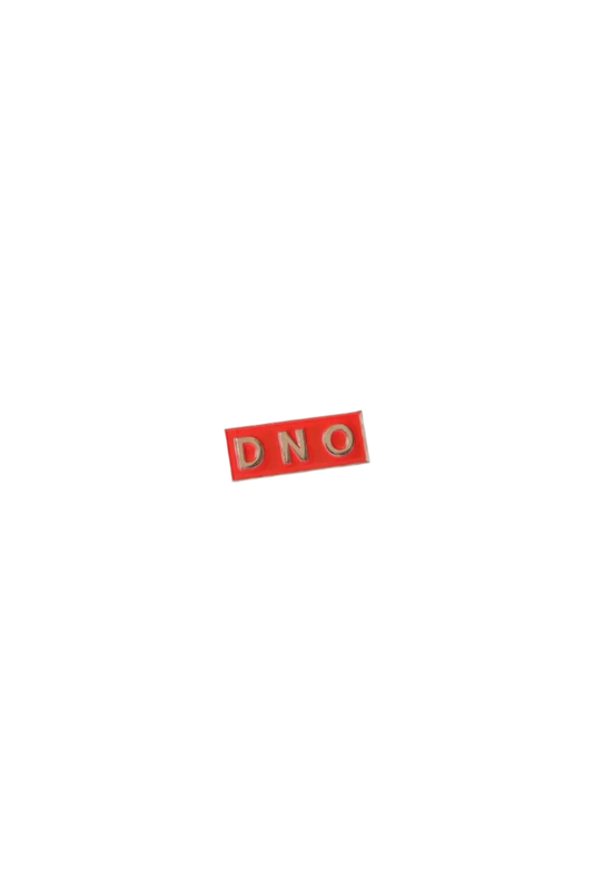 DNO Box Logo Pin - Pins - DNO#color_red