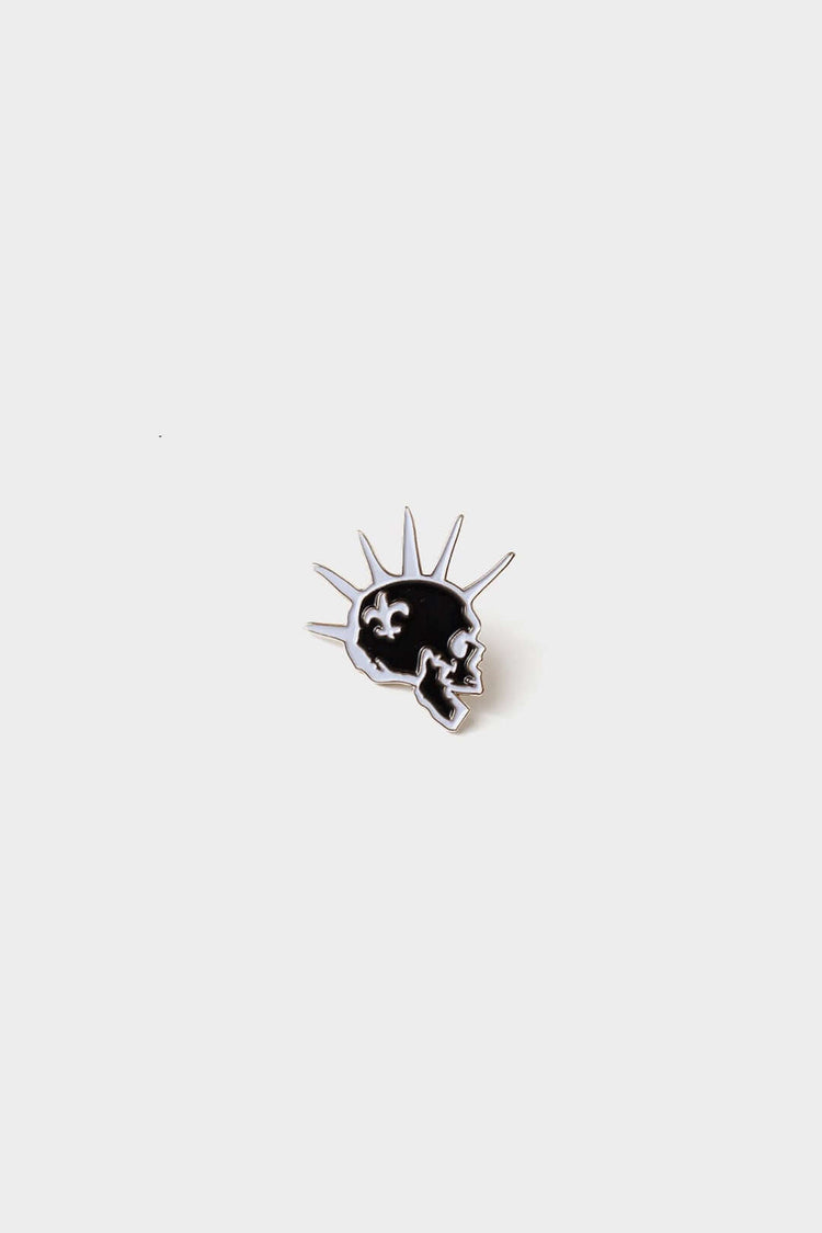 DNO Skull Pin - Pins - DNO#color_black-white